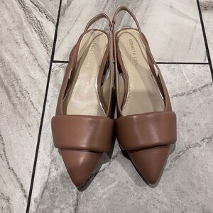 Kenneth Cole Tan Slingback Heels